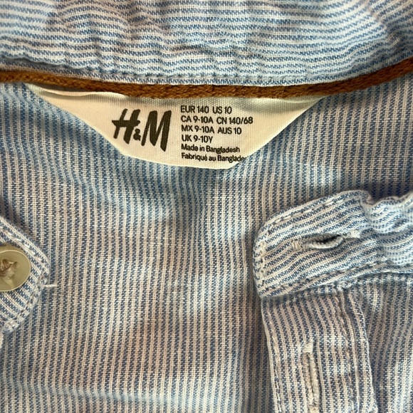 Blue and White Striped Top - Picture 4 of 7